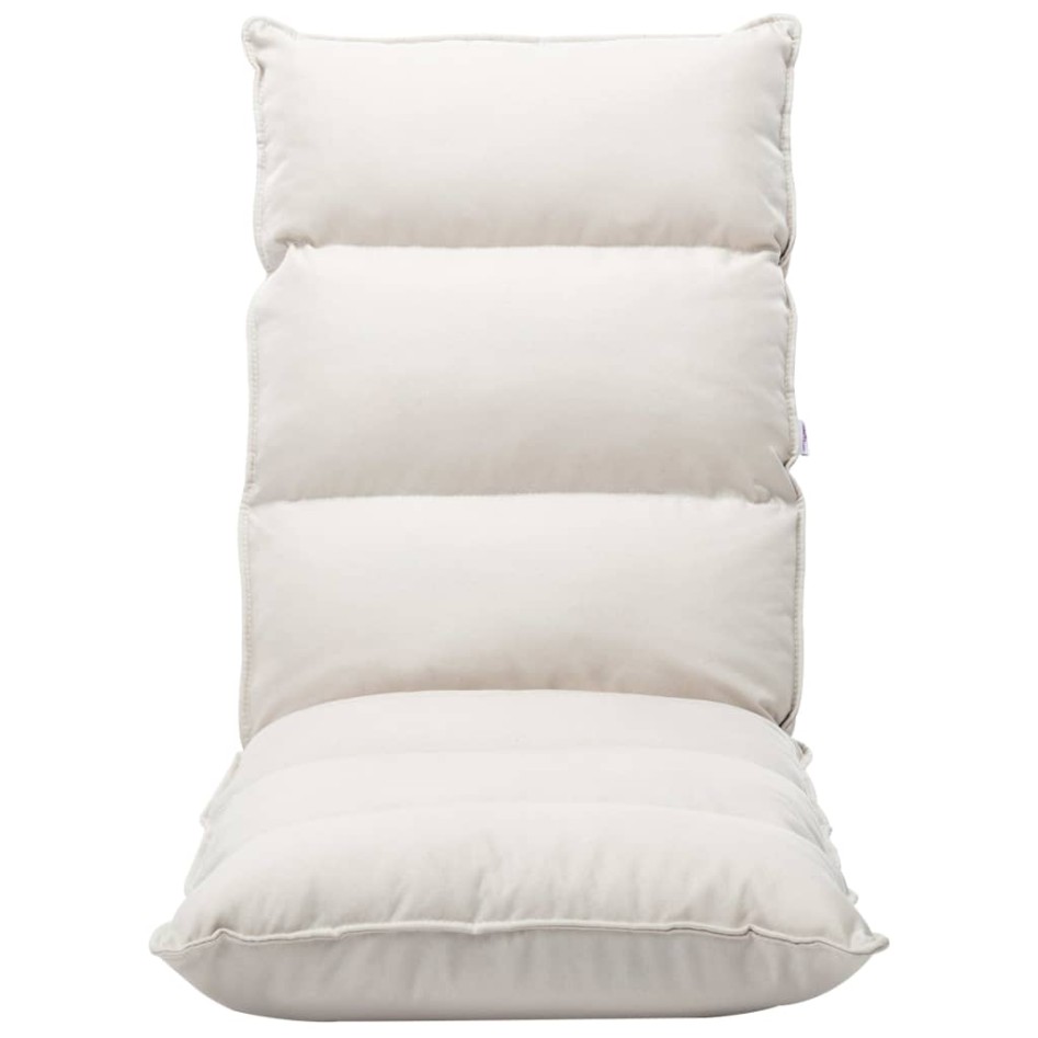 Tumbona de suelo plegable de tela