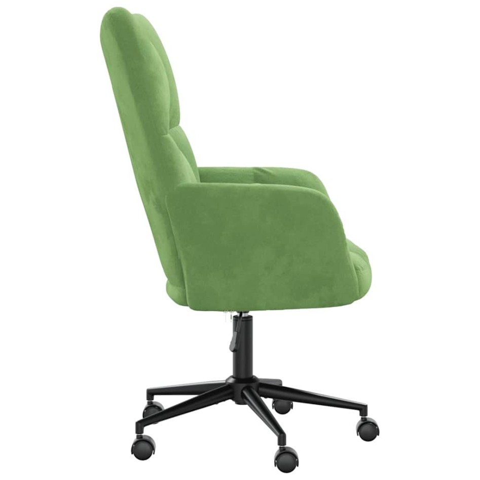 Sillón de relax de terciopelo verde