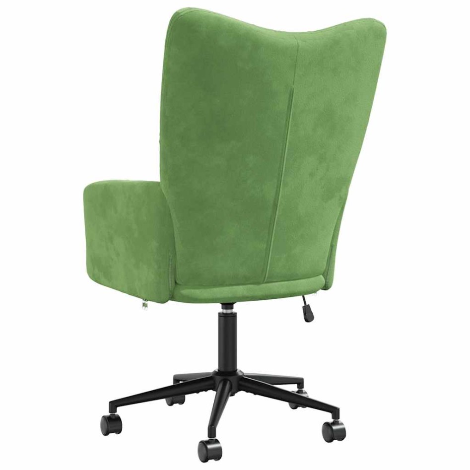 Sillón de relax de terciopelo verde