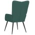 Sillón de relax de terciopelo verde