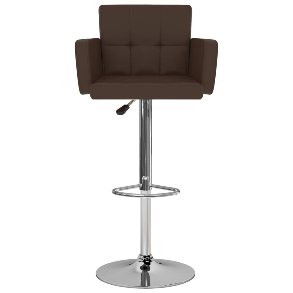 Taburetes de cocina 2 unidades cuero sintético