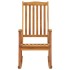 Silla mecedora con cojines madera maciza de