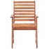 Sillas comedor de jardín 2 uds madera maciza acacia y