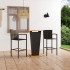 Conjunto de bar para jardín 3 piezas