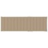 Tumbona con cojín beige madera de pino