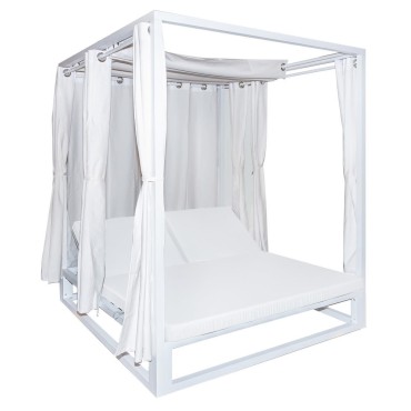 Luana Blanca Cama Balinesa con Dosel