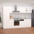 Juego de muebles de cocina 7 piezas madera de ingeniería