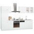 Juego de muebles de cocina 7 piezas madera de ingeniería