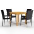 Juego de comedor para jardín 5 piezas