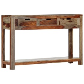 Mesa consola con 3 cajones madera maciza sheesham