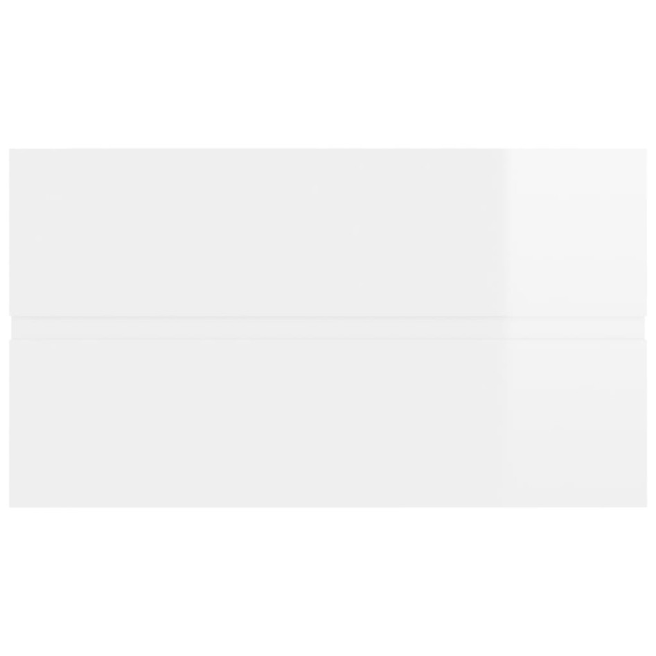 Mueble con lavabo madera de ingeniería blanco