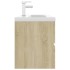 Mueble con lavabo madera de ingeniería roble