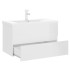 Mueble con lavabo madera de ingeniería blanco