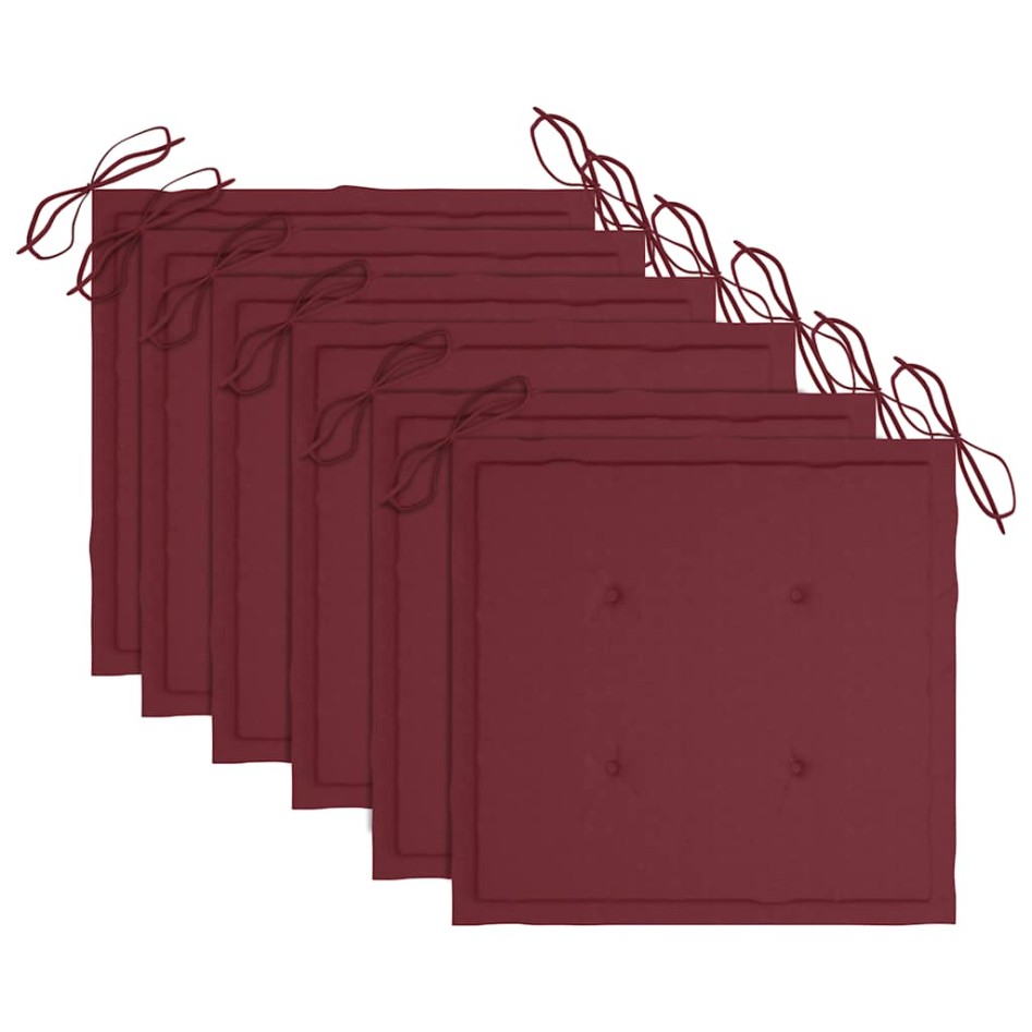 Sillas de jardín plegables 6 uds madera maciza acacia y