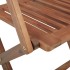 Sillas de jardín plegables 8 uds y cojines madera maciza