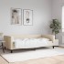 Sofá cama sin colchón tela crema 100x200