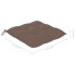 Sillas comedor de jardín y cojines 4 uds madera maciza