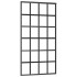 Puerta corredera con herrajes ESG vidrio y aluminio 102x205