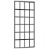 Puerta corredera con herrajes ESG vidrio y aluminio 90x205