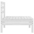 Juego de muebles de jardín 5 pzas madera maciza de pino