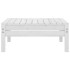 Juego de muebles de jardín 5 pzas madera maciza de pino