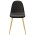 Silla de comedor 6 unidades terciopelo