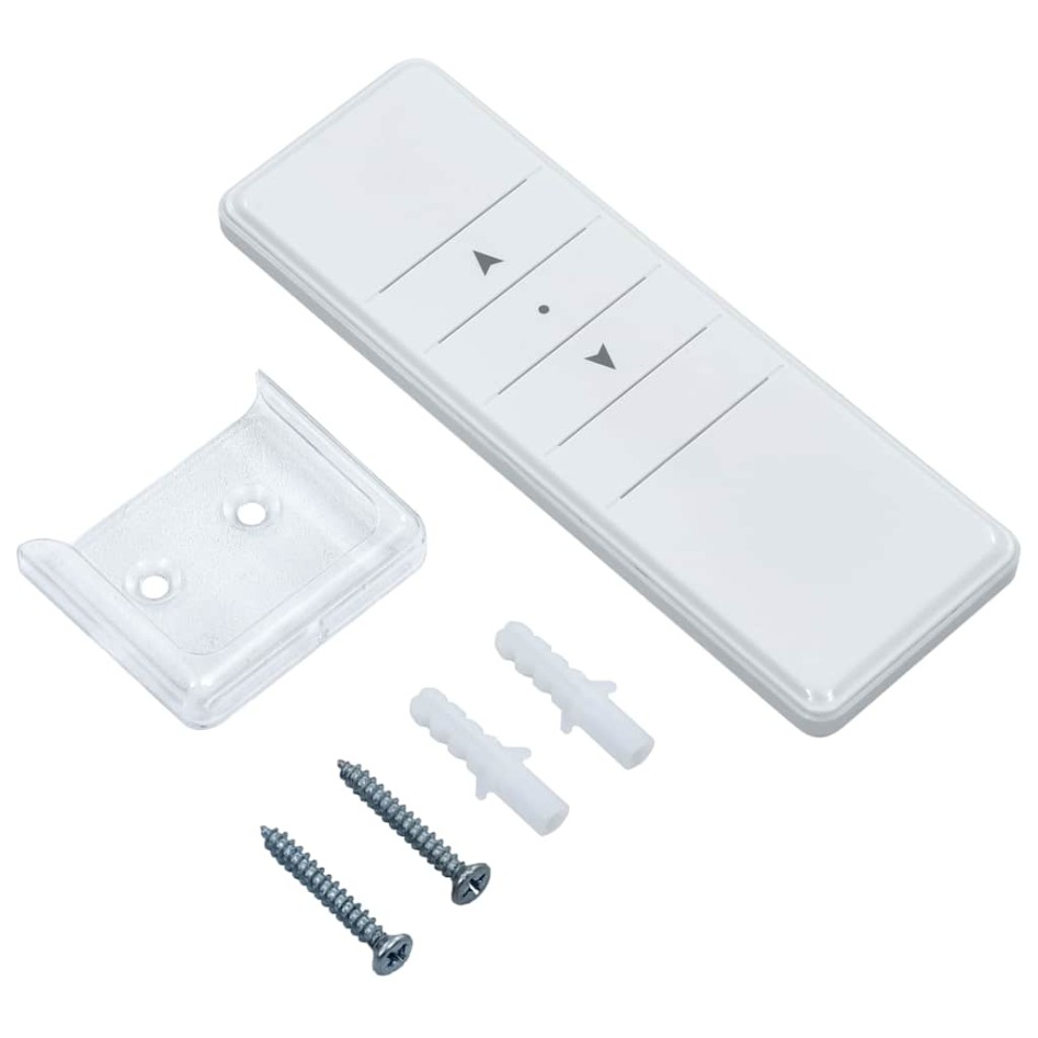 Toldo automático con LED y sensor de viento crema 3x2,5