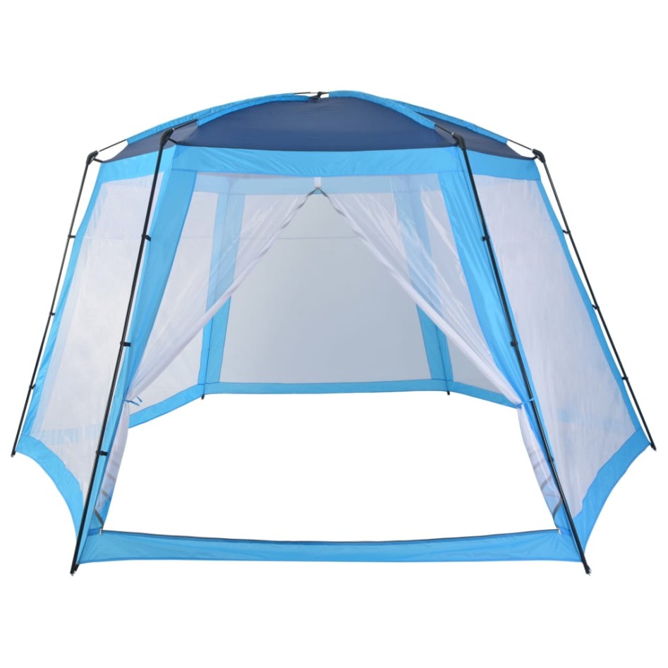Carpa para piscina de tela azul 500x433x250