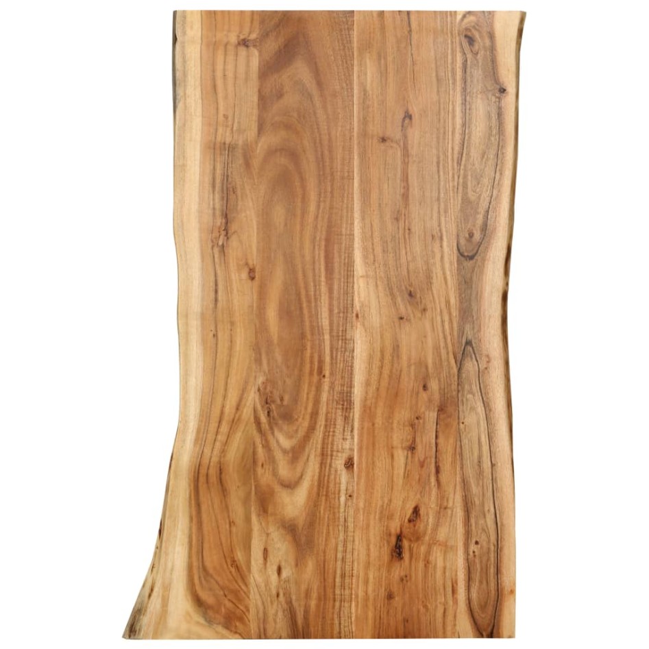 Superficie de mesa de madera maciza de acacia  100x(50-60)x2,5