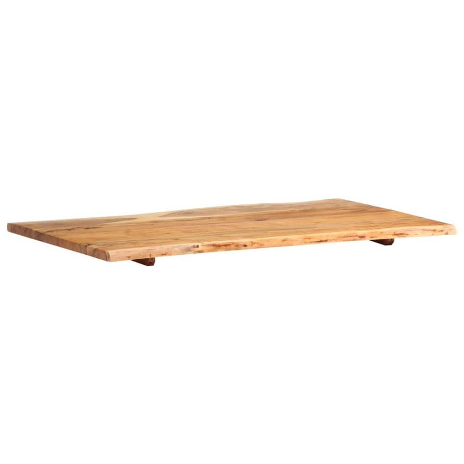 Superficie de mesa de madera maciza de acacia  100x(50-60)x2,5