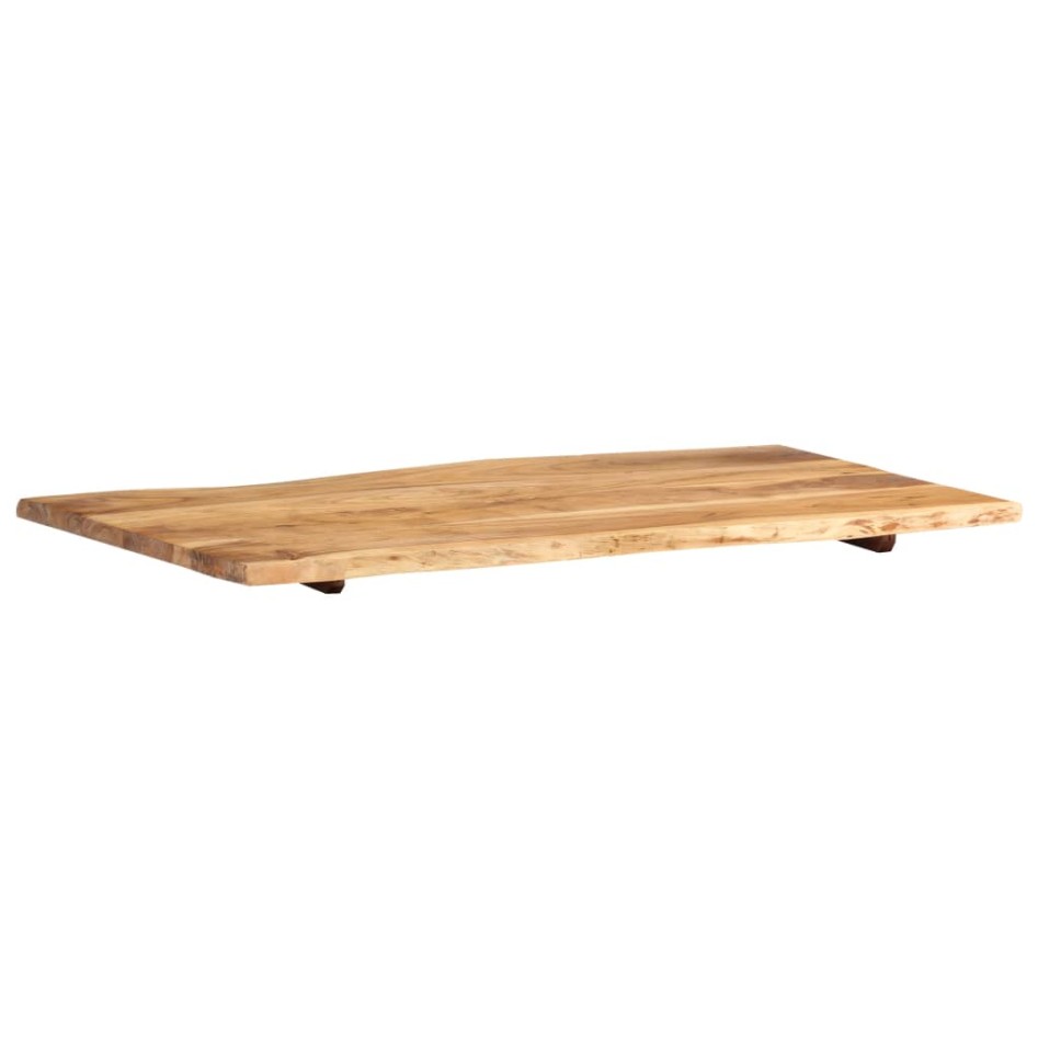 Superficie de mesa de madera maciza de acacia  100x(50-60)x2,5