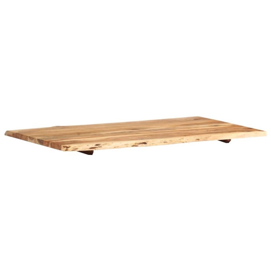 Superficie de mesa de madera maciza de acacia  100x(50-60)x2,5