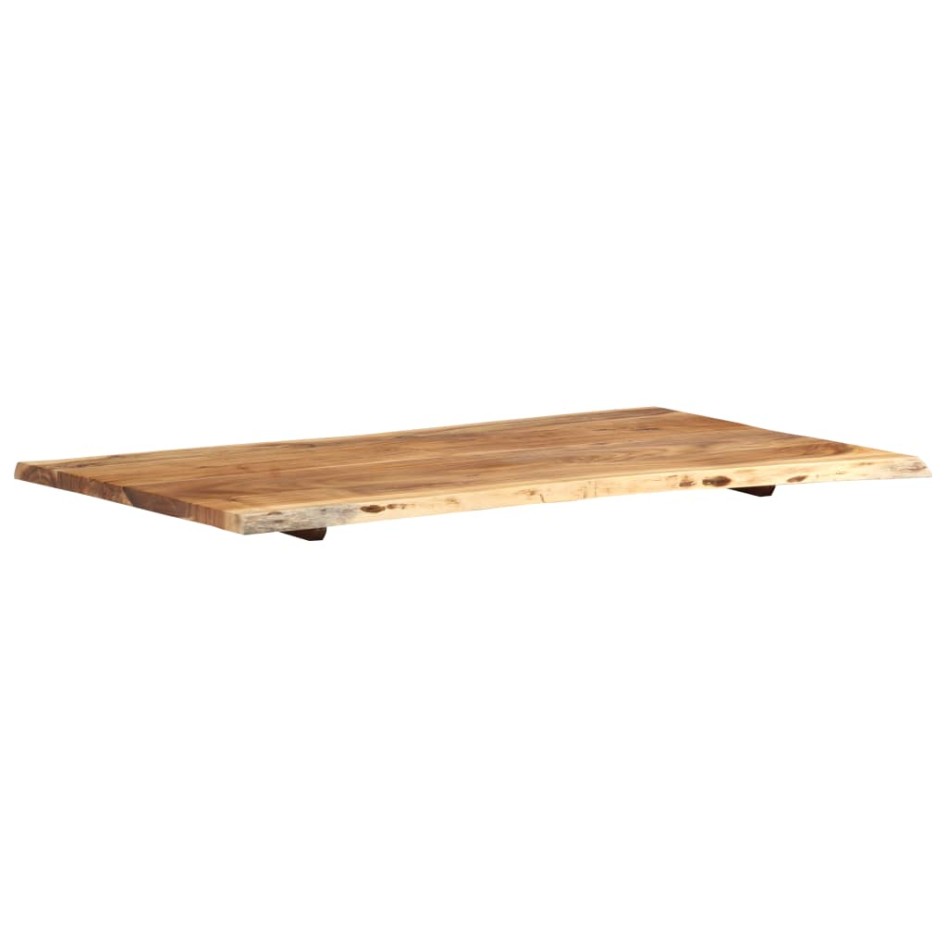 Superficie de mesa de madera maciza de acacia  100x(50-60)x2,5