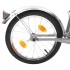 Remolque de bicicleta para equipaje con bolsa naranja y