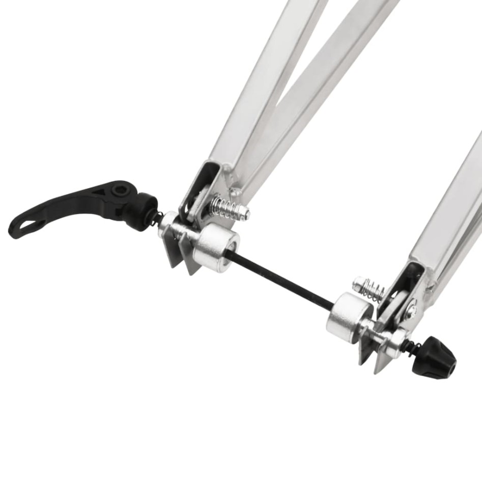 Remolque de bicicleta para equipaje con bolsa naranja y