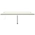 Toldo de pie automático crema 500x300