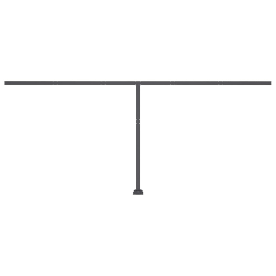 Toldo de pie automático crema 500x300