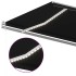 Toldo retráctil manual con luz LED gris antracita 5x3