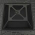 Brasero con atizador acero 79x79x46,5
