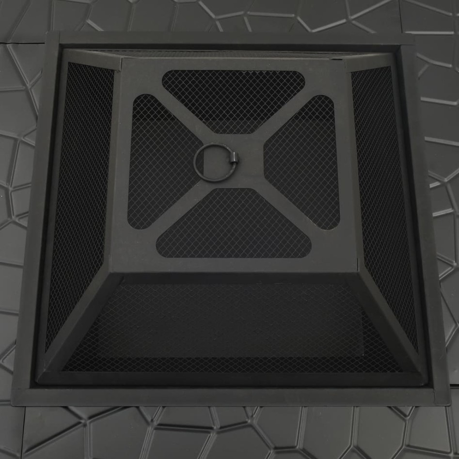 Brasero con atizador acero 79x79x46,5