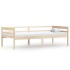 Estructura de cama sin colchón madera maciza de pino 90x200