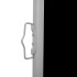 Toldo lateral retráctil negro 160x600