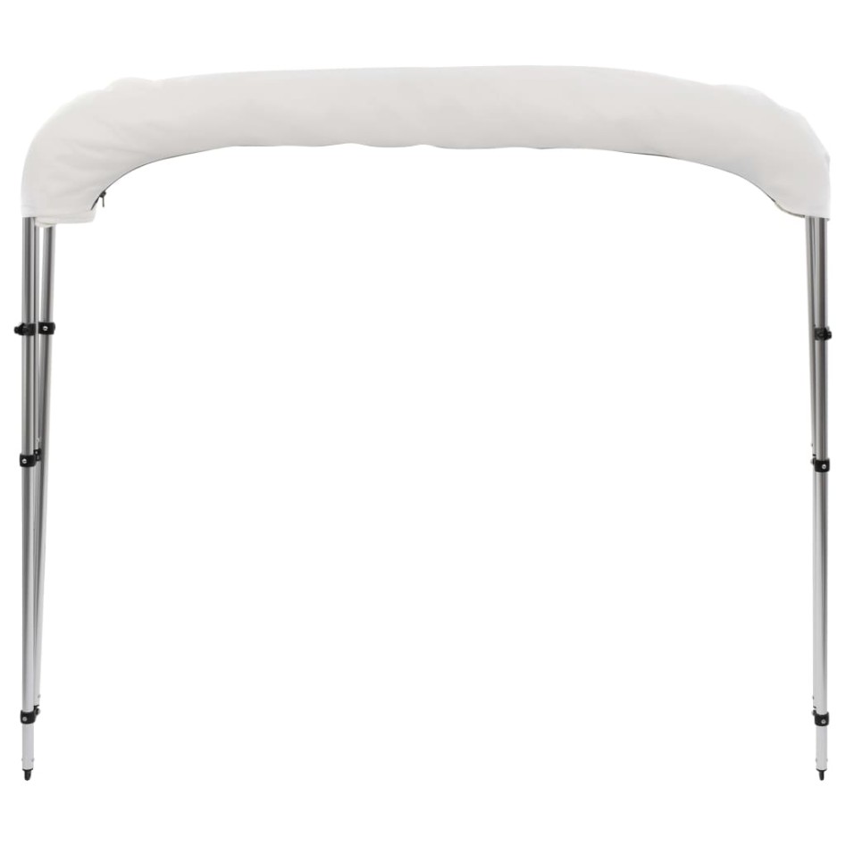 Toldo Bimini de 3 arcos blanco 183x196x137