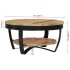 Mesa de centro de madera de mango rugosa 65x32