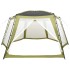 Carpa para piscina de tela verde 660x580x250