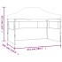 Carpa pleglable con 3 paredes 3x4,5 m gris