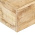 Mesa de centro de madera maciza de mango 80x80x28