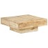 Mesa de centro de madera maciza de mango 80x80x28