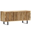 Mueble para TV madera maciza de mango 90x30x40 cm