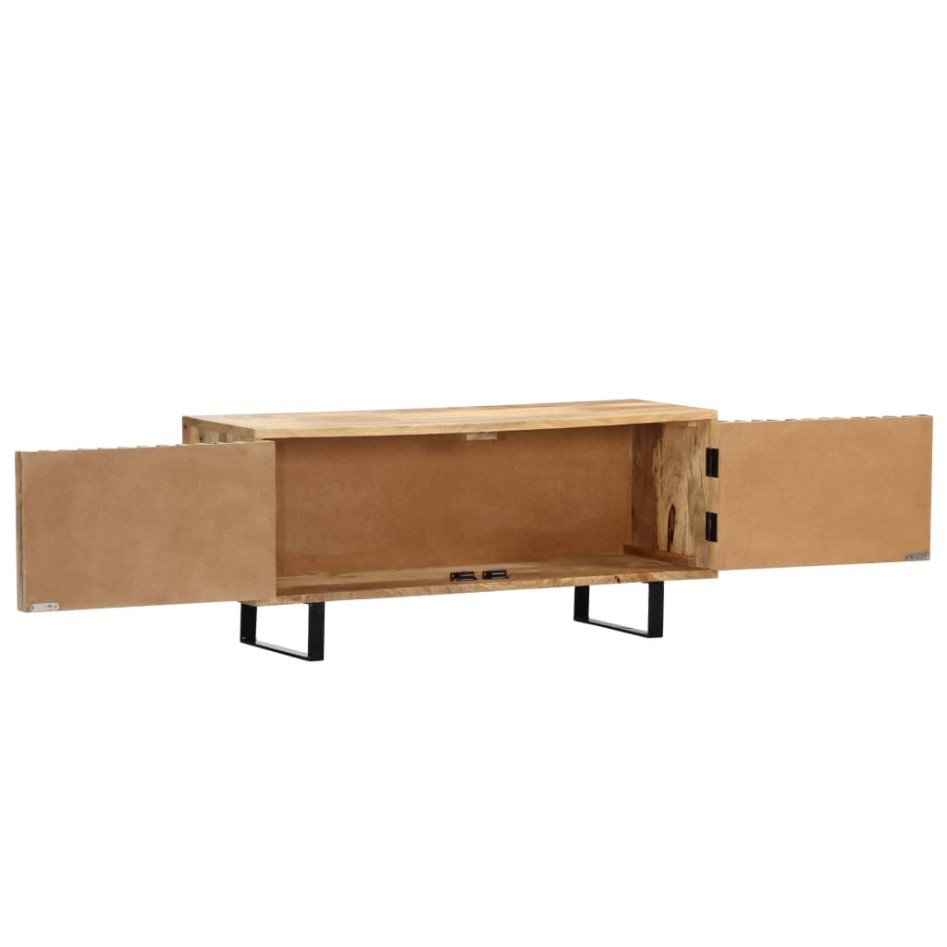 Mueble para TV madera maciza de mango 90x30x40